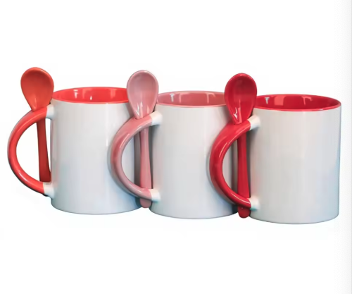 Sublimation Mug Blank - Mug en céramique 11oz, revêtement intérieur