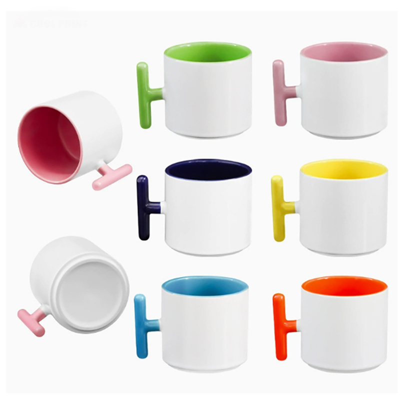 Sublimation Mug Blank - Tasse en céramique avec poignée en