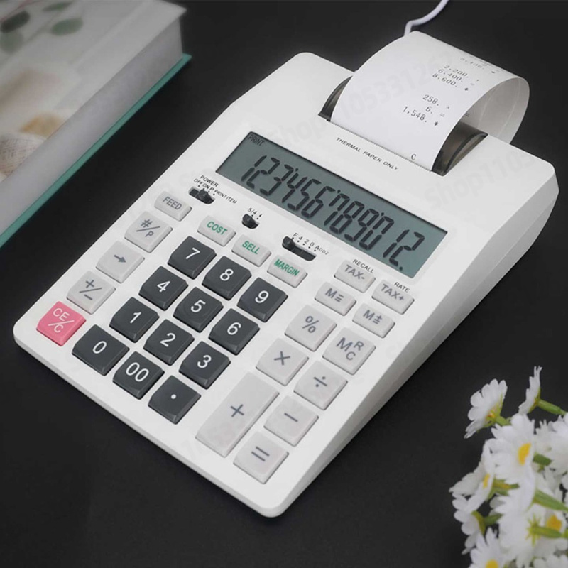 Commercial Printing Calculator - Machine d'impression monochrome à roue d'encre