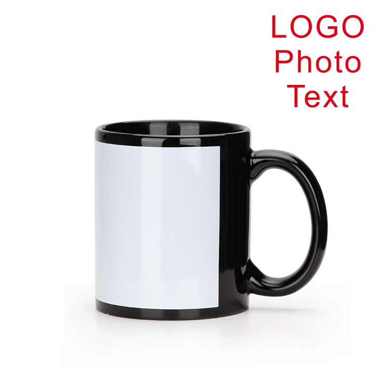 Tasse noire en céramique avec  - Sublimation Mug Blank avis et prix
