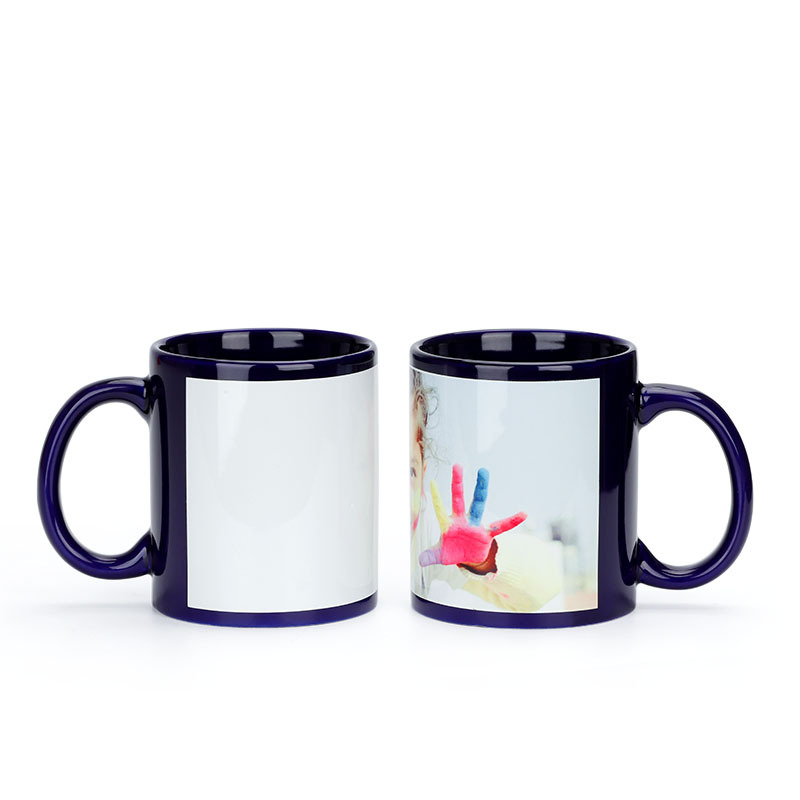Tasse noire en céramique avec  - Sublimation Mug Blank avis et prix