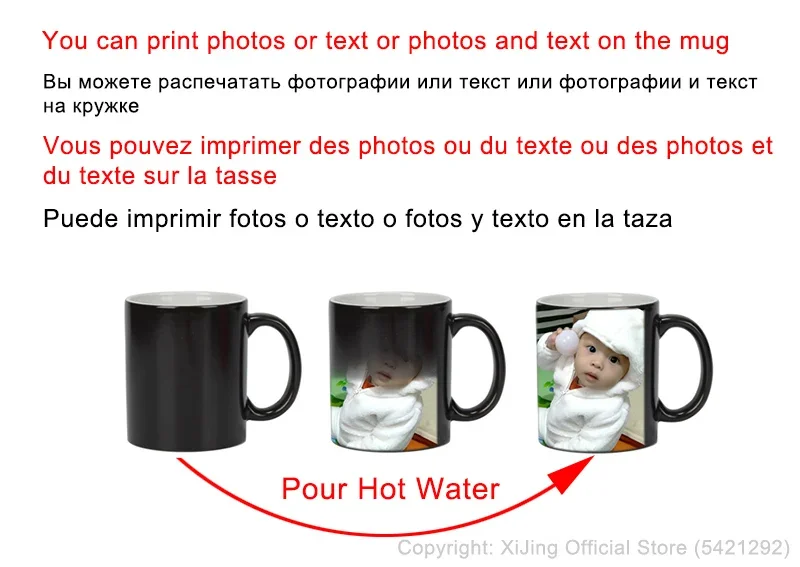 Tasse à café en céramique noir - Sublimation Mug Blank avis et prix