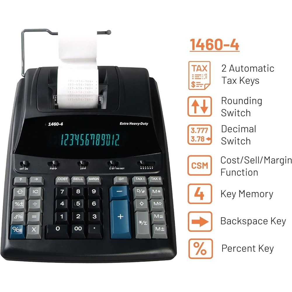 Calculatrice commerciale à 12  - Commercial Printing Calculator avis et prix