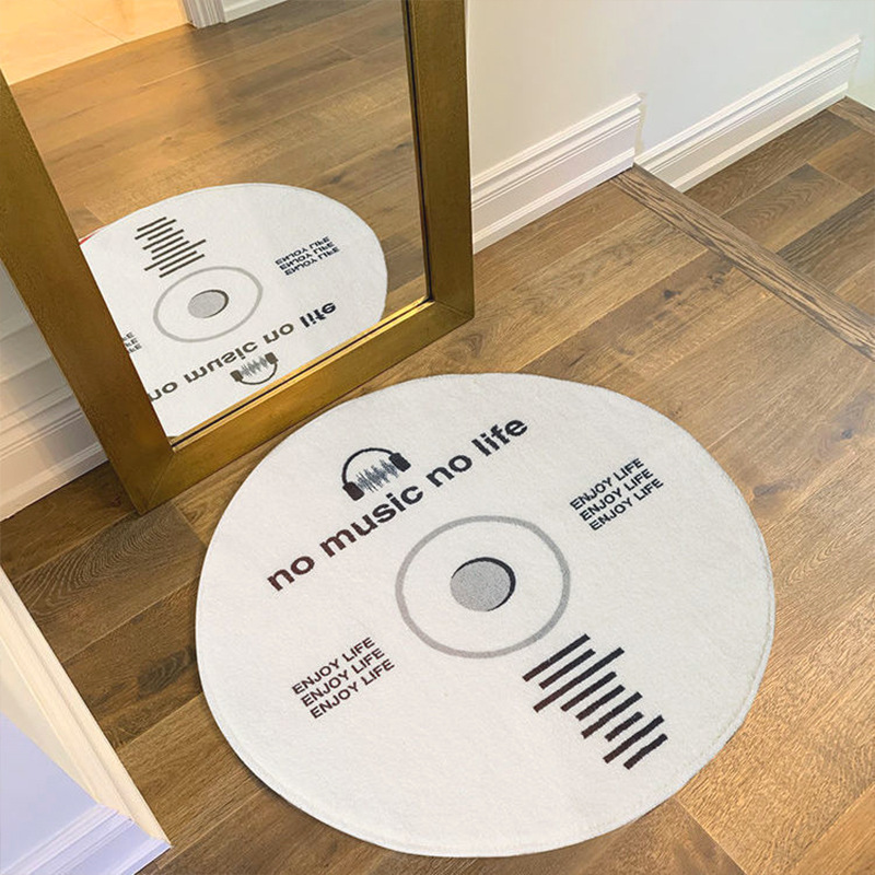 Tapis rond à motif de disque v - Commercial Vinyl Printing Machine avis et prix